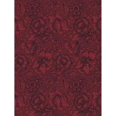 Morris & Co Tapete Poppy - Claret Morris & Co Tapete Poppy - Claret