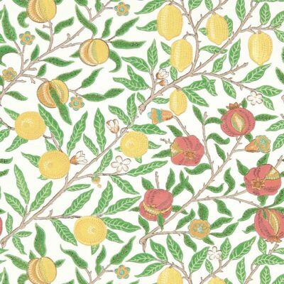 Morris & Co Tapete Fruit – Blattgrün / Madder - Tapete Morris & Co Tapete Fruit – Blattgrün / Madder - Tapete