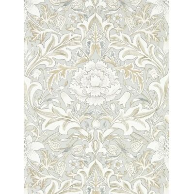 Morris & Co Tapete Simply Severn - Dove - Elegante Damast Tapete Morris & Co Tapete Simply Severn - Dove - Elegante Damast Tapete