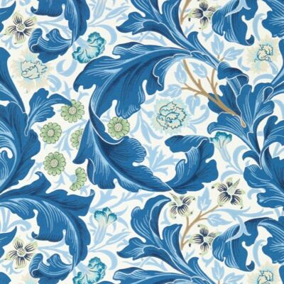 Morris & Co Tapete Leicester - Paradise Blue Wallpaper Morris & Co Tapete Leicester - Paradise Blue Wallpaper