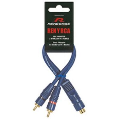 Renegade RENYRCA Cavo RCA Y 0,25 m Blu Renegade RENYRCA Cavo RCA Y 0,25 m Blu