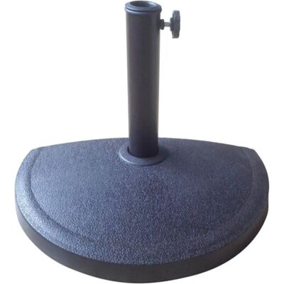 Charles Bentley - Concrete Umbrella Half Base - Dark Grey Charles Bentley - Concrete Umbrella Half Base - Dark Grey