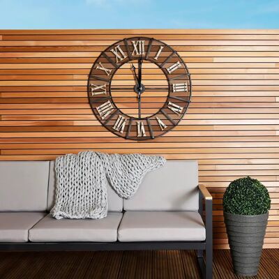 Charles Bentley Wrought Iron Roman Nume - Clock Charles Bentley Wrought Iron Roman Nume - Clock