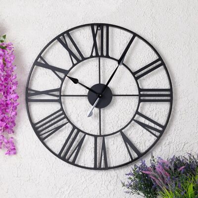 Charles Bentley - Indoor Skeleton Clock - Black - Clock Charles Bentley - Indoor Skeleton Clock - Black - Clock