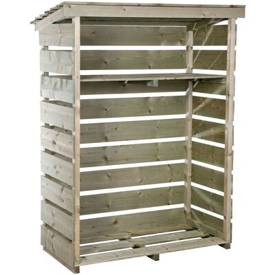 Charles Bentley FSC Wooden Garden Small Log Store - Log Store Charles Bentley FSC Wooden Garden Small Log Store - Log Store