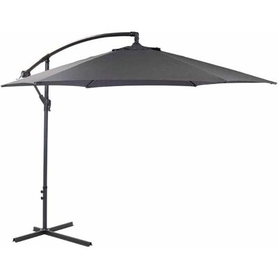 Charles Bentley - 3m Hanging Banana Cantilever - Umbrella Charles Bentley - 3m Hanging Banana Cantilever - Umbrella