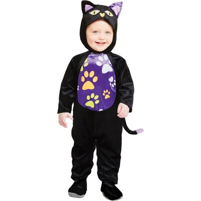 Costume bebé Amscan - Gatto nero Halloween e Carnevale Costume bebé Amscan - Gatto nero Halloween e Carnevale