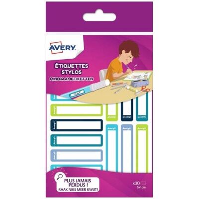 Avery RESM30G Självhäftande etiketter - Rektangel Flerfärgad 30 st. Avery RESM30G Självhäftande etiketter - Rektangel Flerfärgad 30 st.
