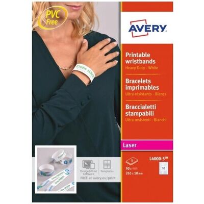Avery L4000-5 Vita självhäftande etiketter för skrivare - Skrivartyp Avery L4000-5 Vita självhäftande etiketter för skrivare - Skrivartyp