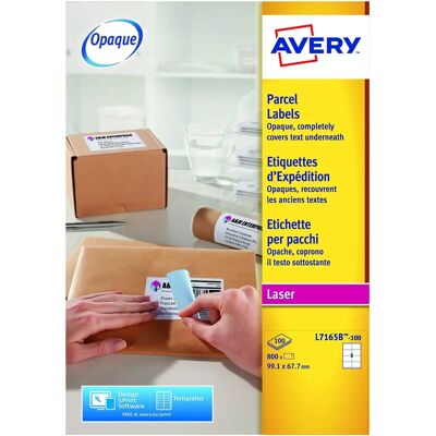 Etichette riutilizzabili Avery L7165B-100 - BlockOut Etichette riutilizzabili Avery L7165B-100 - BlockOut