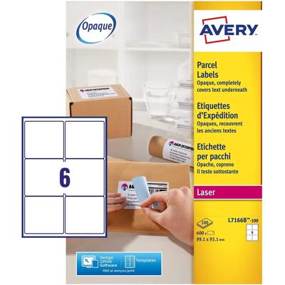 Etiqueta Avery L7166B-100 - Bloc Out para sobres grandes Etiqueta Avery L7166B-100 - Bloc Out para sobres grandes