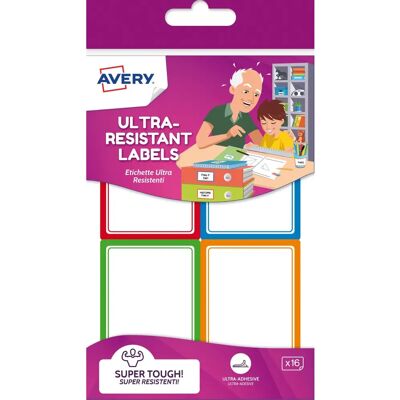 Avery RES16-UK Étiquettes Rectangulaires Auto-adhésives - Étiquettes Avery RES16-UK Étiquettes Rectangulaires Auto-adhésives - Étiquettes