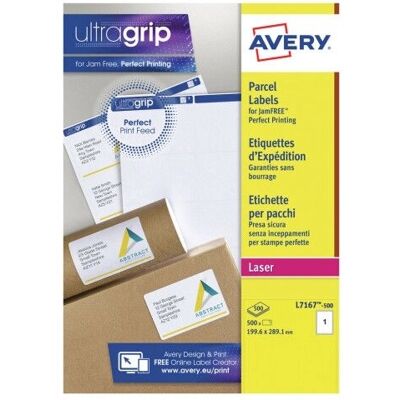 Avery L7167-500 White Self-Adhesive Labels - Labels Avery L7167-500 White Self-Adhesive Labels - Labels
