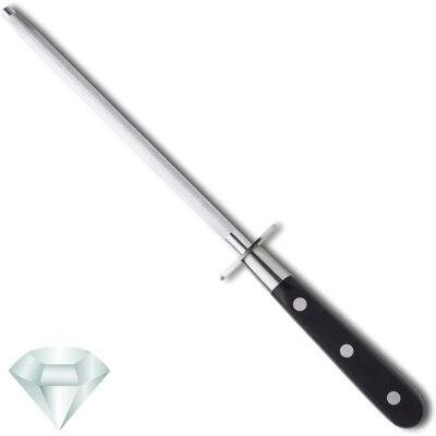 Sabatier Professional Sharpening Steel - 21cm - High Chrome Steel - Full Tang Sabatier Professional Sharpening Steel - 21cm - High Chrome Steel - Full Tang