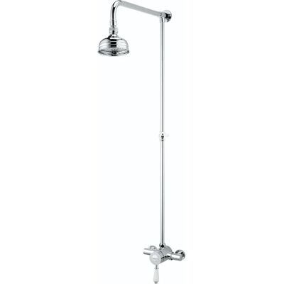 Bristan Colonial Exposed Thermostatic Shower Valve Fixed Head Chrome - Duschventil Bristan Colonial Exposed Thermostatic Shower Valve Fixed Head Chrome - Duschventil