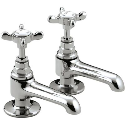 Bristan N 1/2 C CD 1901 Basin Pillar Taps - Bathroom Fixtures Bristan N 1/2 C CD 1901 Basin Pillar Taps - Bathroom Fixtures