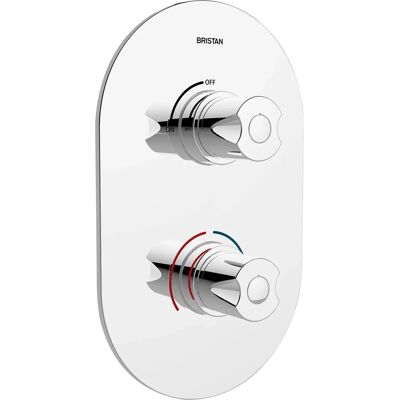 Bristan Ar3 Recessed Thermostatic Dual Control Shower Valve - Shower Valve Bristan Ar3 Recessed Thermostatic Dual Control Shower Valve - Shower Valve