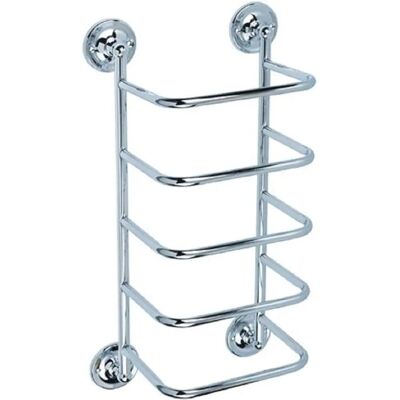 Bristan Towel Stacker Shelf Rail Holder Chrome Bristan Towel Stacker Shelf Rail Holder Chrome