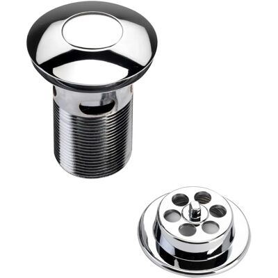 Bristan W BATH05 C Round Push Button Bath Waste - Bath Waste Bristan W BATH05 C Round Push Button Bath Waste - Bath Waste