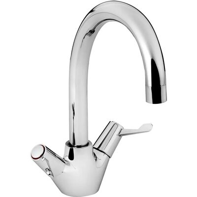 Bristan VAL2 SNK C CD Chrome Twin Lever Sink Mixer Bristan VAL2 SNK C CD Chrome Twin Lever Sink Mixer