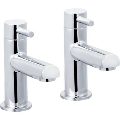 Bristan Mios Basin Pillar Taps Pair - Chrome - Basin Taps Bristan Mios Basin Pillar Taps Pair - Chrome - Basin Taps