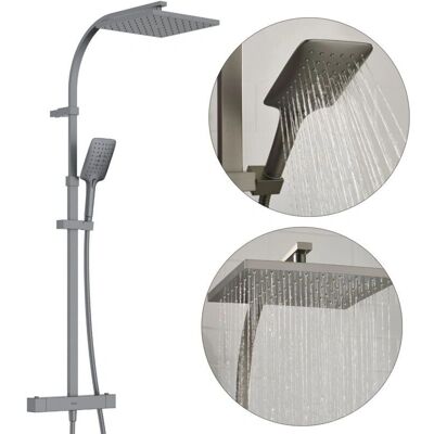 Bristan - Quadrato Safe Touch Bar Shower Mixer - Shower Mixer Bristan - Quadrato Safe Touch Bar Shower Mixer - Shower Mixer