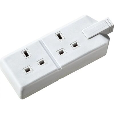 Masterplug Presa prolungata resistente 2 poli 13 A Bianco ELS132W - Presa di prolunga Masterplug Presa prolungata resistente 2 poli 13 A Bianco ELS132W - Presa di prolunga