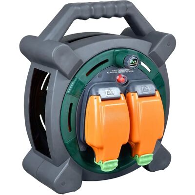 Masterplug - HLP2013/2IP - 20m - Outdoor - Cable Reel Masterplug - HLP2013/2IP - 20m - Outdoor - Cable Reel