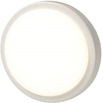 Luceco Eco Bulk Head Light - IP54, 18W, White & Chrome Luceco Eco Bulk Head Light - IP54, 18W, White & Chrome