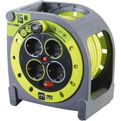 Luceco Bobina di cavi 15m - Resistente e portatile Luceco Bobina di cavi 15m - Resistente e portatile