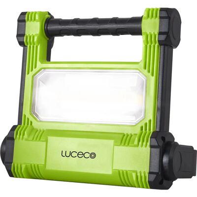Luceco LWR18BG-EU refletor LED recarregável - Luz de trabalho portátil resistente a impactos Luceco LWR18BG-EU refletor LED recarregável - Luz de trabalho portátil resistente a impactos