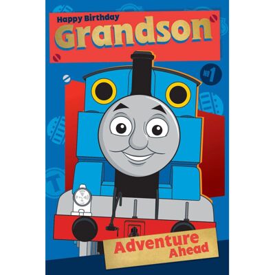 Thomas & Friends - Thomas The Tank Engine - Birthday Card - Grandson - Greeting Card Thomas & Friends - Thomas The Tank Engine - Birthday Card - Grandson - Greeting Card