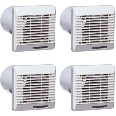 Vent Axia - 254102 - 100mm - White - Vent kit Vent Axia - 254102 - 100mm - White - Vent kit
