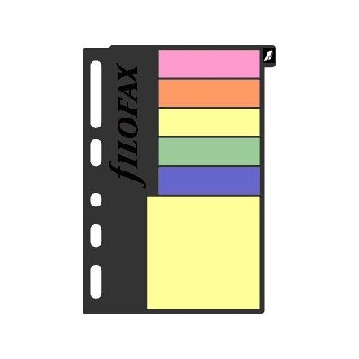 Filofax Schwarze Rechteckige Selbstklebende Etikett - Label und Haftnotizen Filofax Schwarze Rechteckige Selbstklebende Etikett - Label und Haftnotizen
