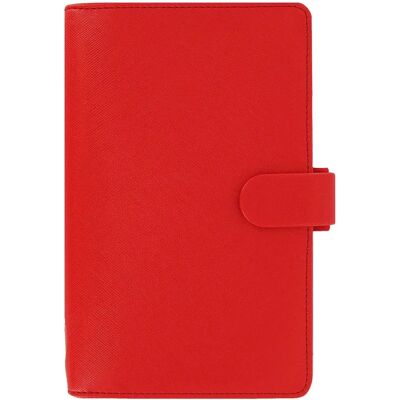 Filofax Saffiano Personlig Kompakt Organisatör, Poppy Filofax Saffiano Personlig Kompakt Organisatör, Poppy