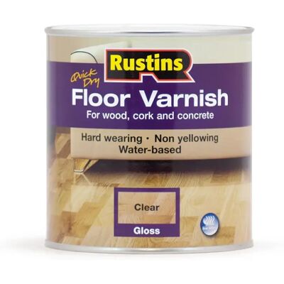 Rustins Light Grey Quick Dry Floor Varnish - Floor Varnish Rustins Light Grey Quick Dry Floor Varnish - Floor Varnish