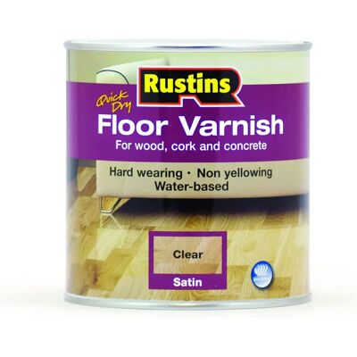 Rustins Rustins AFCS1000 Satin Floor Varnish - Floor Varnish Rustins Rustins AFCS1000 Satin Floor Varnish - Floor Varnish