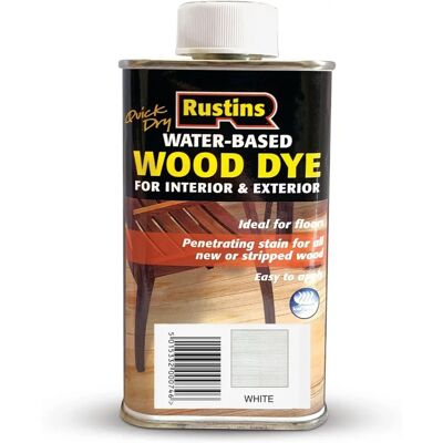 Rustins White Wood Dye - Quick Dry 250ml Rustins White Wood Dye - Quick Dry 250ml