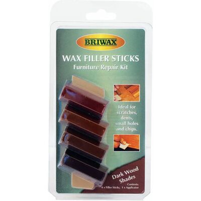 Briwax Dark Wood Shades Wax Filler Sticks - Wax Filler Sticks Briwax Dark Wood Shades Wax Filler Sticks - Wax Filler Sticks