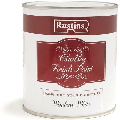 Rustins Windsor White Peinture à finition chalky 250ml - Peinture - Publicité Rustins Windsor White Peinture à finition chalky 250ml - Peinture - Publicité