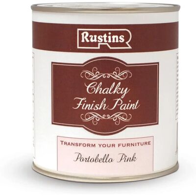 Peinture Chalky Finish Rustins Rose Portobello - Peinture - Publicité Peinture Chalky Finish Rustins Rose Portobello - Peinture - Publicité