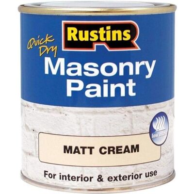 Rustins Masonry Paint Cream - Masonry Paint - Exterior Paint Rustins Masonry Paint Cream - Masonry Paint - Exterior Paint