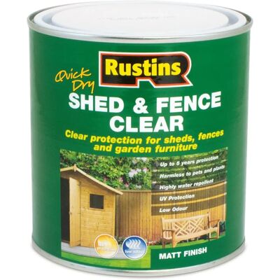 Rustins Rustins FSCL1000 Quick Dry Shed Fence Protector - Protective Coating Rustins Rustins FSCL1000 Quick Dry Shed Fence Protector - Protective Coating