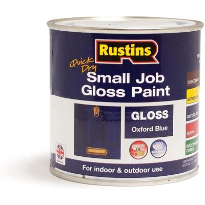 Peinture Brillante à Séchage Rapide Oxford Blue - 250ml - Publicité Peinture Brillante à Séchage Rapide Oxford Blue - 250ml - Publicité