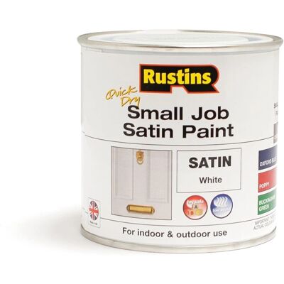 Peinture Satinée Blanche Rustins 250ml - Peinture - Publicité Peinture Satinée Blanche Rustins 250ml - Peinture - Publicité