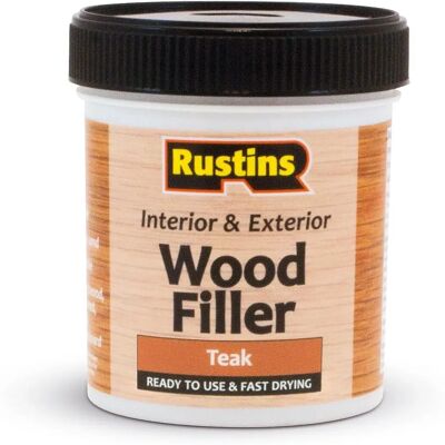 Rustins Rustins AWOOT250 Mastic en bois acrylique Teak - Remplissage bois - Publicité Rustins Rustins AWOOT250 Mastic en bois acrylique Teak - Remplissage bois - Publicité