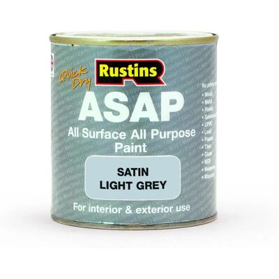 Rustins Light Grey All Surface Paint - 500ml Rustins Light Grey All Surface Paint - 500ml