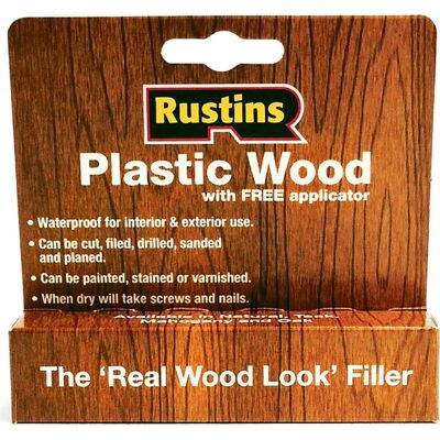 Rustins Natural Plastic Wood Tube - Wood Filler Rustins Natural Plastic Wood Tube - Wood Filler