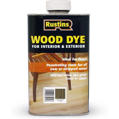 Rustins WDMO1000 Wood Dye Medium Oak - Wood dye Rustins WDMO1000 Wood Dye Medium Oak - Wood dye