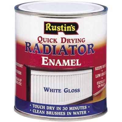 Peinture émail radiateurs Rustins RADG500 Séchage rapide Blanc Brillant 500ml - Publicité Peinture émail radiateurs Rustins RADG500 Séchage rapide Blanc Brillant 500ml - Publicité